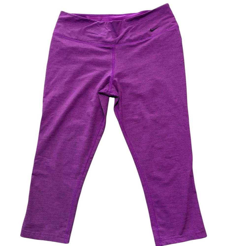 Nike DriFit Women’s Vibrant Purple Capri Leggings L